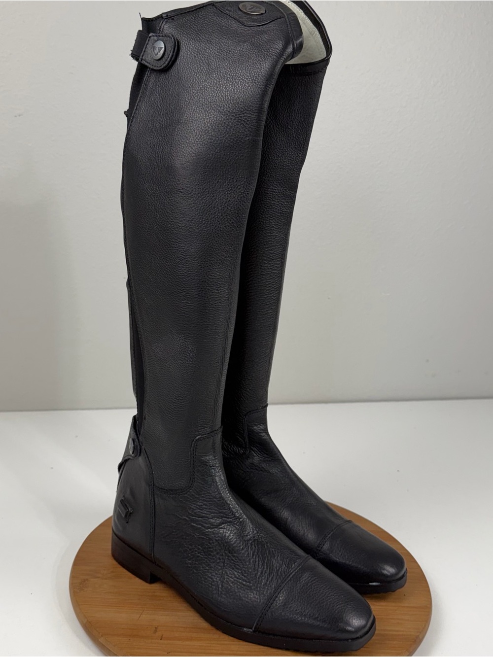 Tuff Rider Belmont Wellesley Black Leather Riding Boots